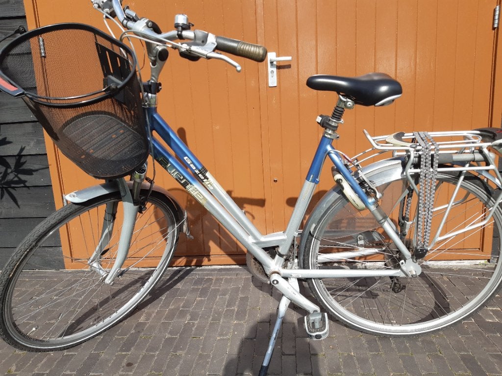 Gazelle damesfiets Fuente, Ophalen, Gebruikt, Velgrem, Versnellingen