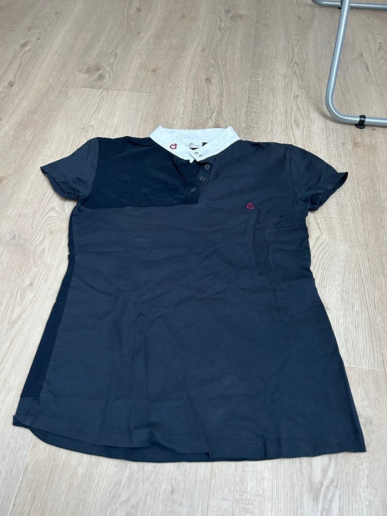 Cavalleria Toscana wedstrijd shirt / paardrijkleding, Dieren en Toebehoren, Blauw, L, Sierdetails, Overige merken