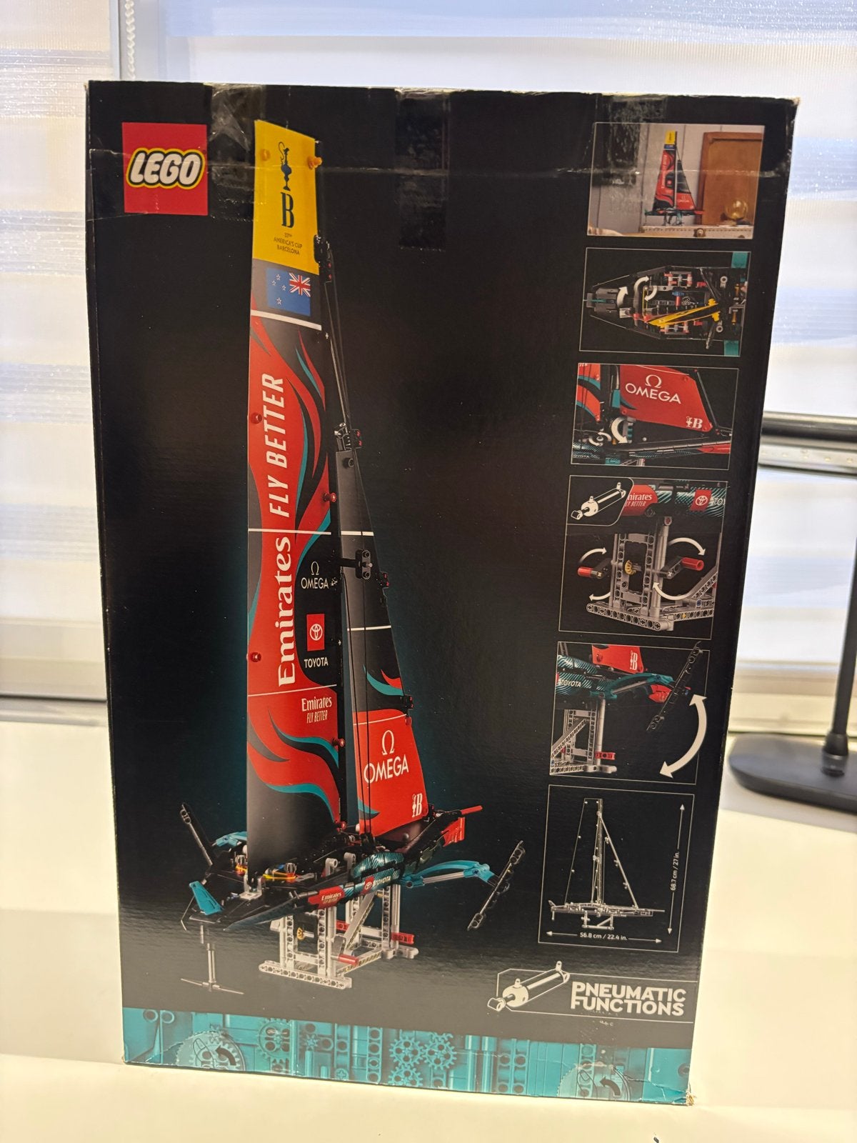 Lego Technic 42174 Emirates Team  AC75, Ophalen, Lego, Zo goed als nieuw, Complete set