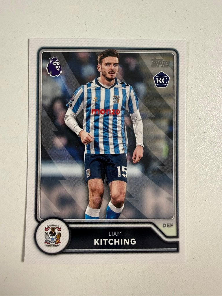 261 Liam Kitching RC Topps Premier League 2026-27, Ophalen of Verzenden, Nieuw, Buitenlandse clubs, Poster, Plaatje of Sticker