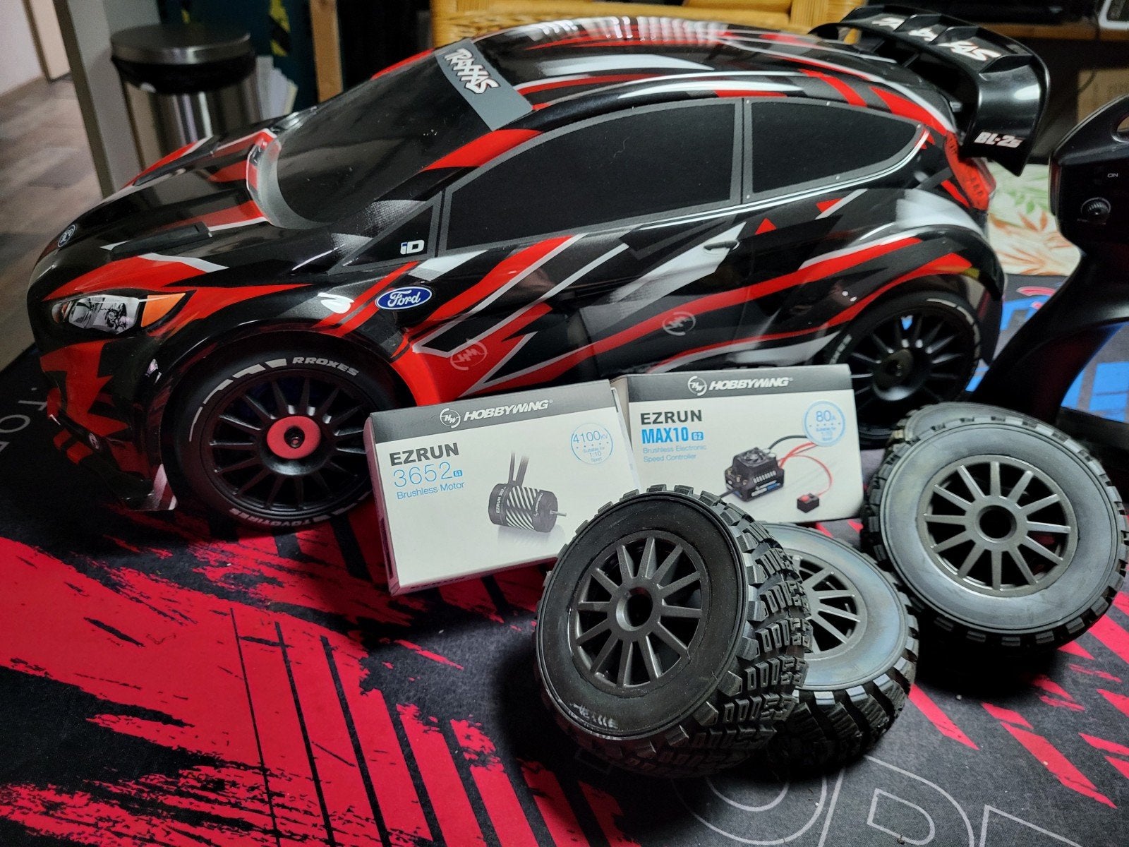 Traxxas Rally met Hobbywing Max10 - Nieuw, Nooit Gereden, Hobby en Vrije tijd, Auto, Groter dan 1:32, Nieuw, Ophalen