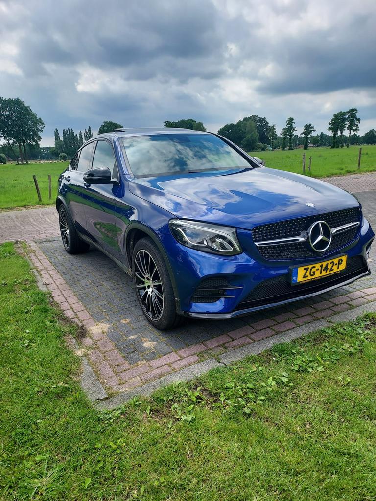 Glc coupe, Auto's, Automaat, 4 cilinders, Blauw, Leder