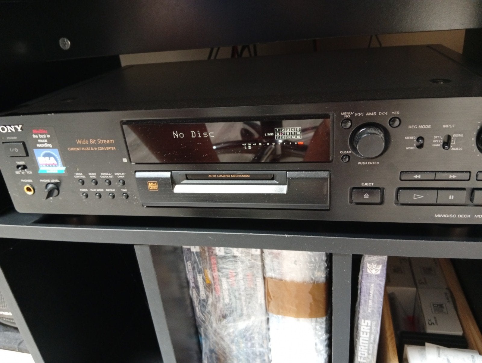 Sony QS MDS-JB920 MiniDisc Recorder / Speler, Ophalen