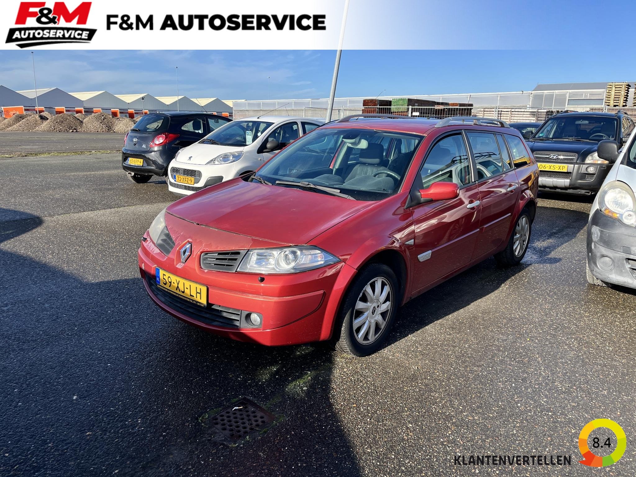 Renault Mégane Grand Tour 2.0-16V Tech Line EXPORT ONLY!, Auto's, Renault, Gebruikt, 4 cilinders, Origineel Nederlands, 1265 kg