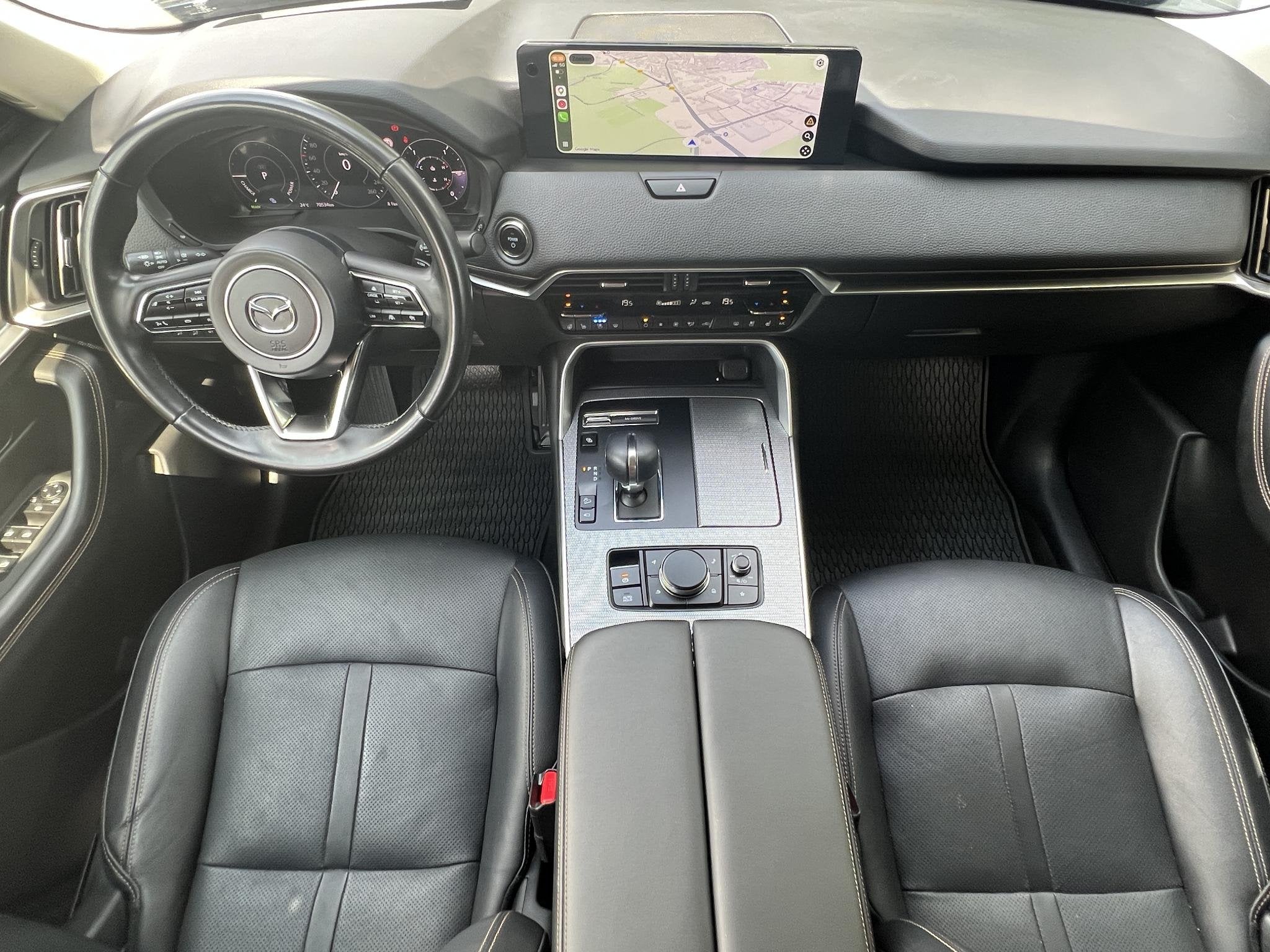 Mazda CX-60 2.5 e-SkyActiv PHEV Homura / Leder / 2.500 kg tr, Auto's, Automaat, Gebruikt, Euro 6, 4 cilinders