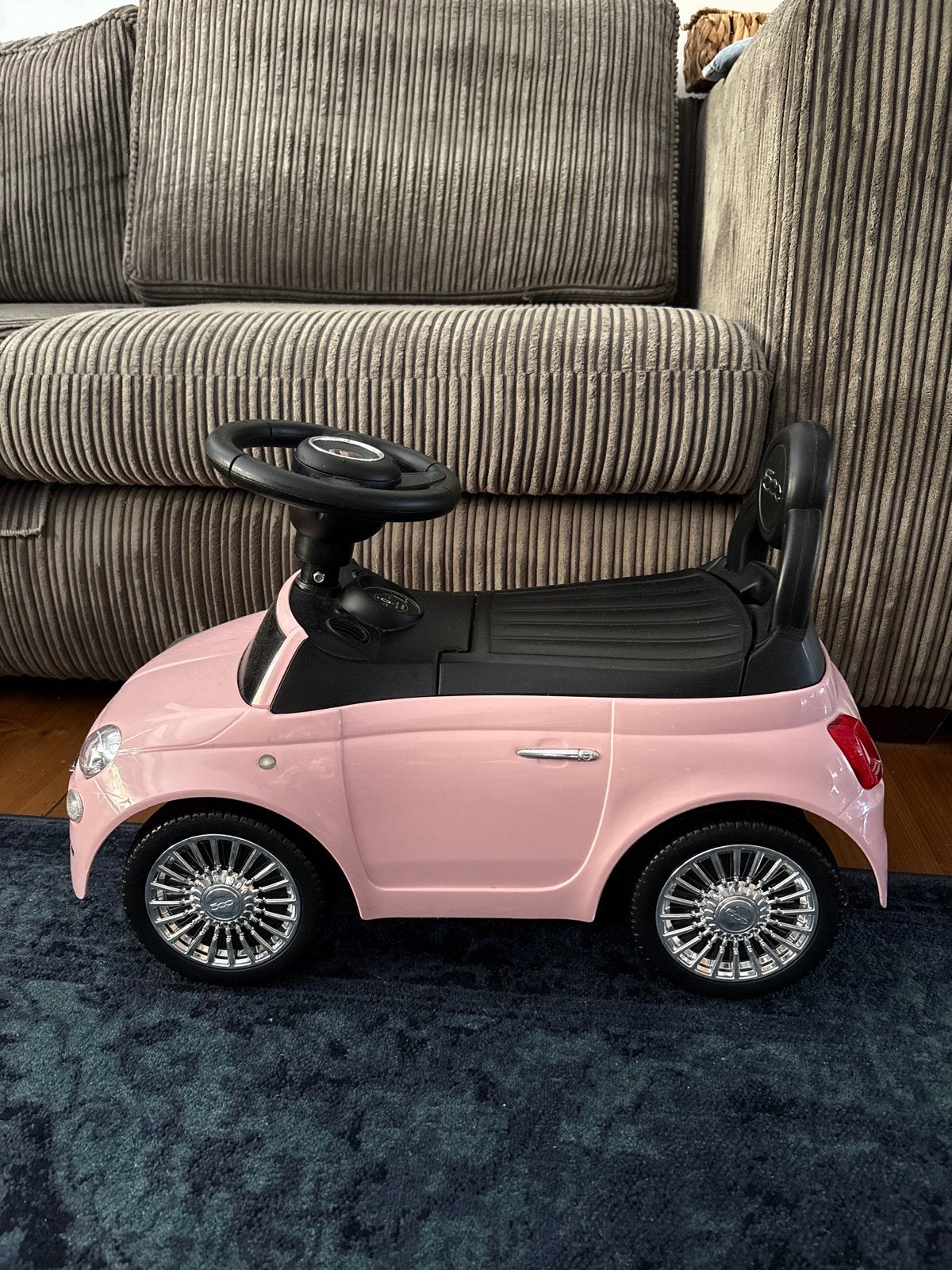 Roze Fiat 500 Loopauto voor Kinderen, Kinderen en Baby's, Ophalen of Verzenden, Gebruikt, Loopvoertuig