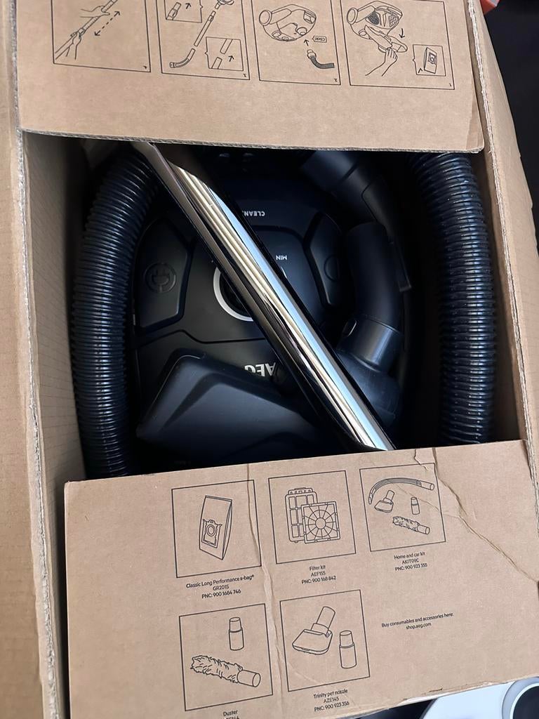 AEG Clean 3000 Sledestofzuiger - Zgan, Stofzak, Inclusief accessoires, ., Ophalen of Verzenden