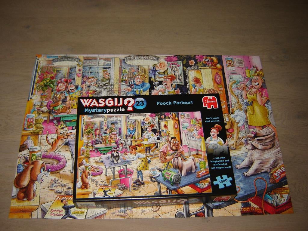 Puzzel Wasgij Mystery 23 POOH PARLOUR ! 1000 st., Ophalen of Verzenden, 500 t/m 1500 stukjes, Zo goed als nieuw, Legpuzzel