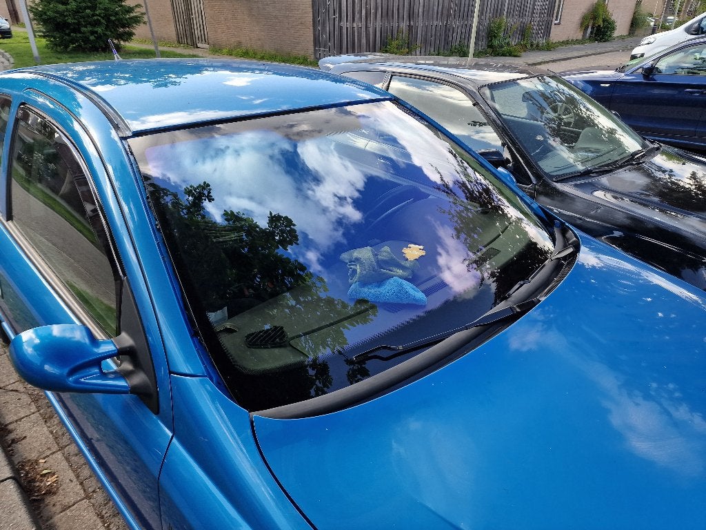 Voorruit Opel Astra G, nieuwstaat zonneband blauwe tint, Ophalen, Gebruikt, Opel