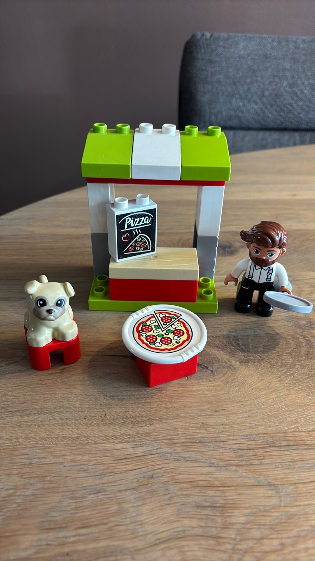 Lego duplo - pizza stand, Ophalen, Zo goed als nieuw, Duplo