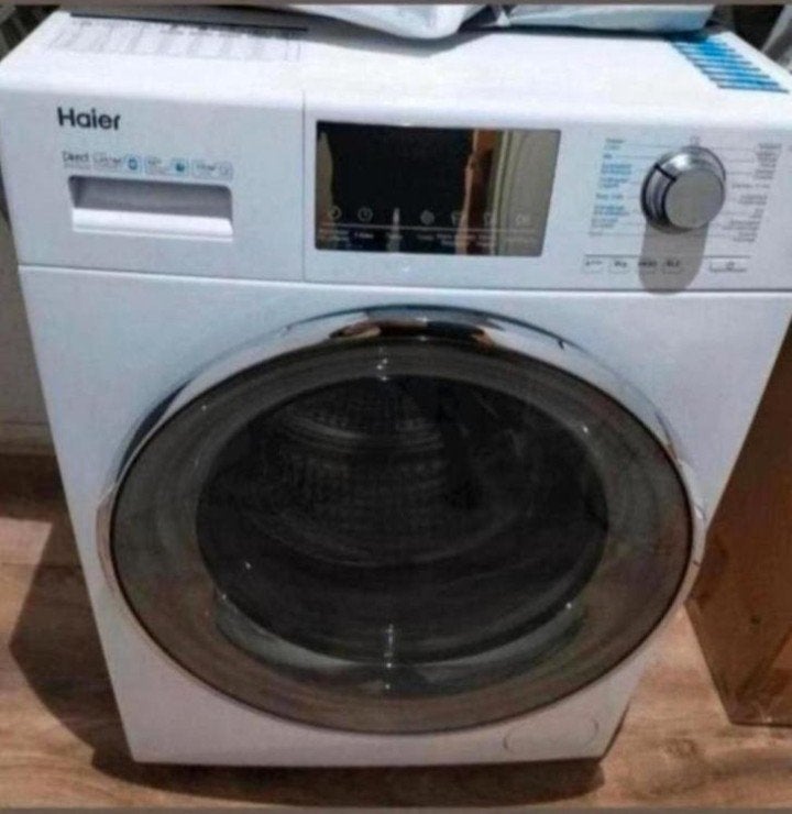 Zie je foto, Witgoed en Apparatuur, Wasmachines, Ophalen, Zo goed als nieuw, 1200 tot 1600 toeren, Minder dan 85 cm
