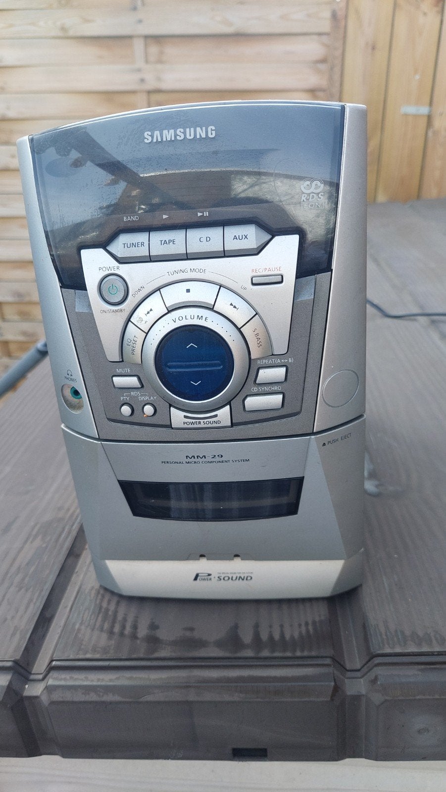 Samsung MM-29 Micro Component System met CD, Cassette, Radio, Ophalen of Verzenden, Gebruikt, Tuner of Radio, Microset