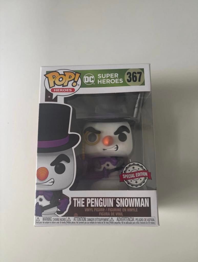 Funko Pop - The Penguin Snowman 367 - DC Superheroes, Ophalen of Verzenden, Gebruikt