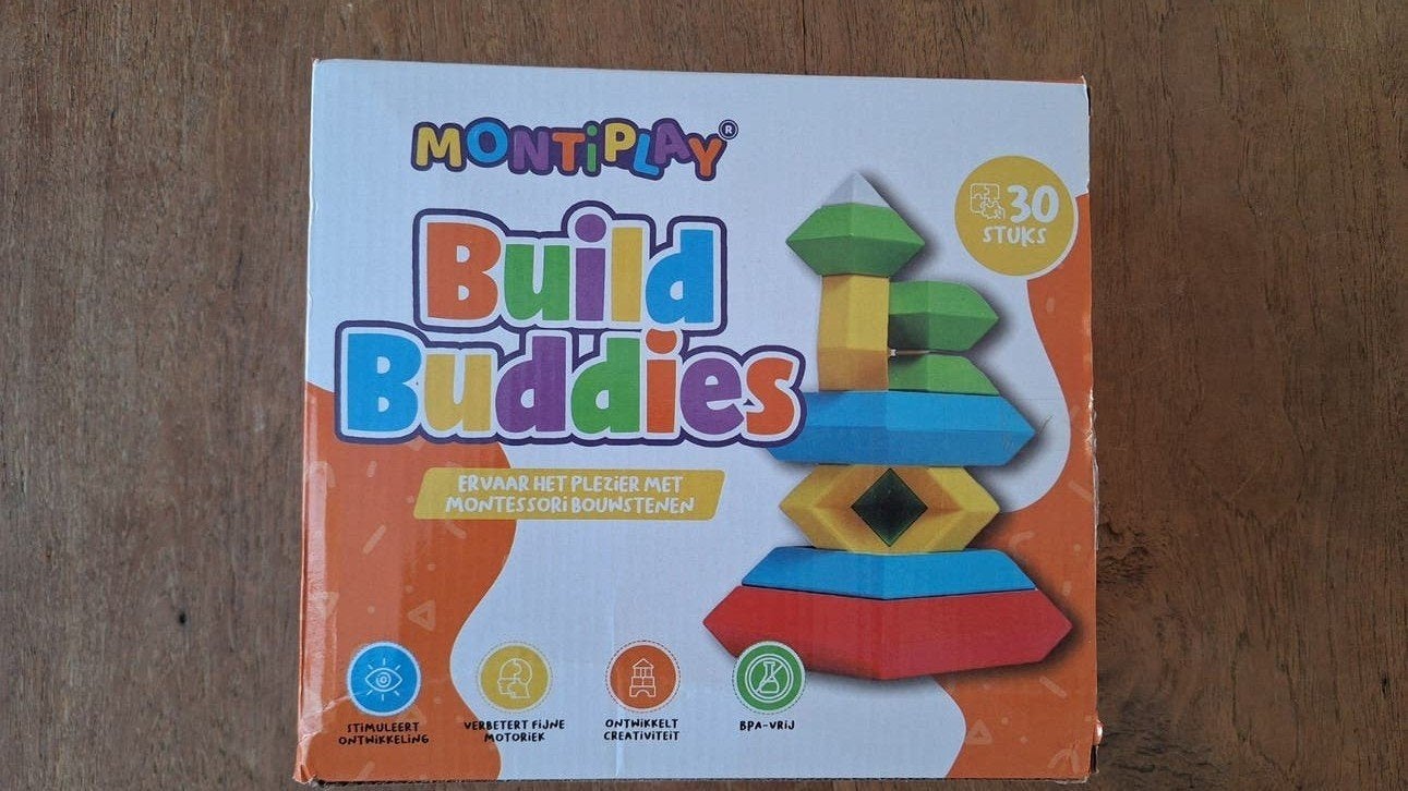 Montiplay Build Buddies 30 stuks, Ophalen of Verzenden, Nieuw, Bouwen