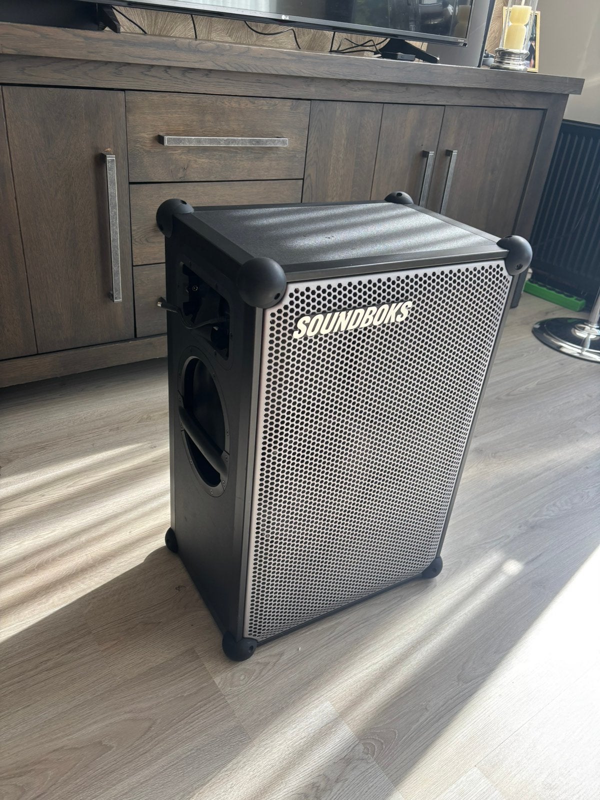 Soundboks gen4 - metallic grey, Ophalen, Zo goed als nieuw, Minder dan 50 watt