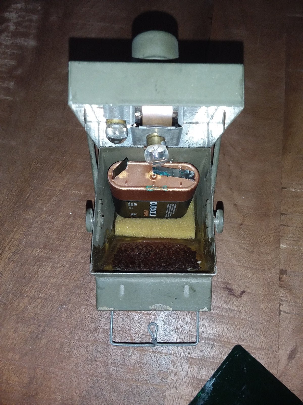 Vintage Militaire Signaallamp / Zaklamp, Ophalen