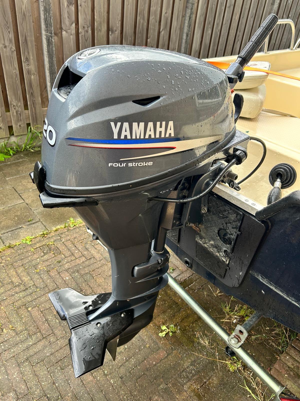 20 pk yamaha 4t langstaart, Ophalen, Zo goed als nieuw, Benzine, 10 tot 30 pk