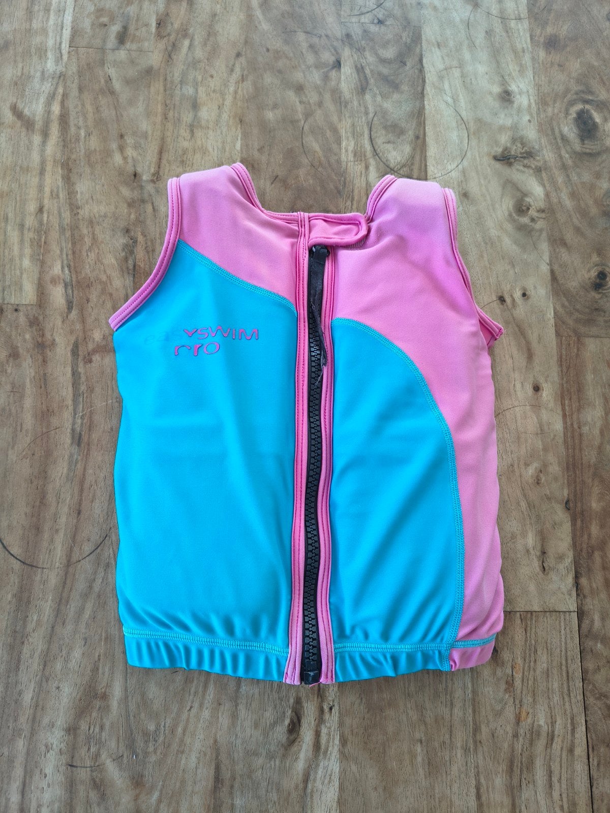 Mooi roze blauw EasySwim Pro zwemvest, drijfvest zwemles, M., Gebruikt, Meisje, Onb, Ophalen of Verzenden