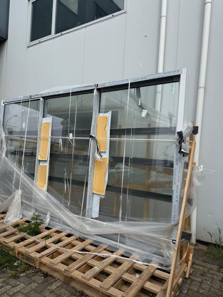 Nieuwe 3-delige Raynaers Aluminium Schuifpui, Doe-het-zelf en Verbouw, Kozijnen en Schuifpuien, Ophalen of Verzenden, Nieuw