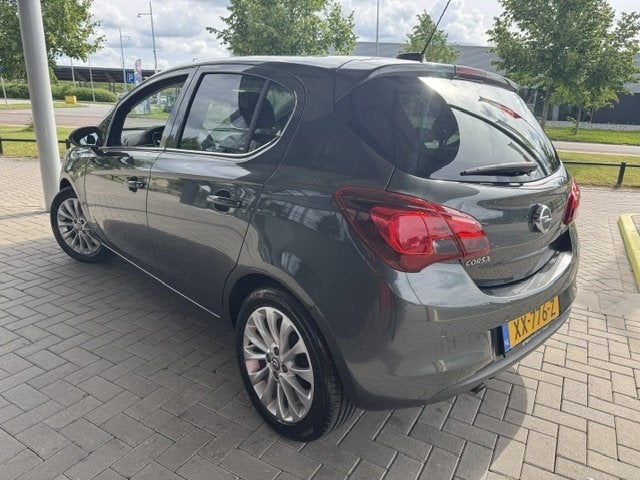 Opel Corsa 1.0 TURBO ONLINE EDITION + ECC/NAVI/PDC/LMV/CRUIS, Automatische klimaatregeling, Gebruikt, Euro 6, Leder en Stof