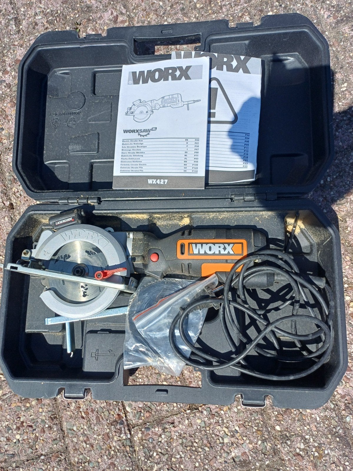 Worx WX427 Worxsaw compacte cirkelzaag, Ophalen, Cirkelzaag, Worx, 600 tot 1200 watt