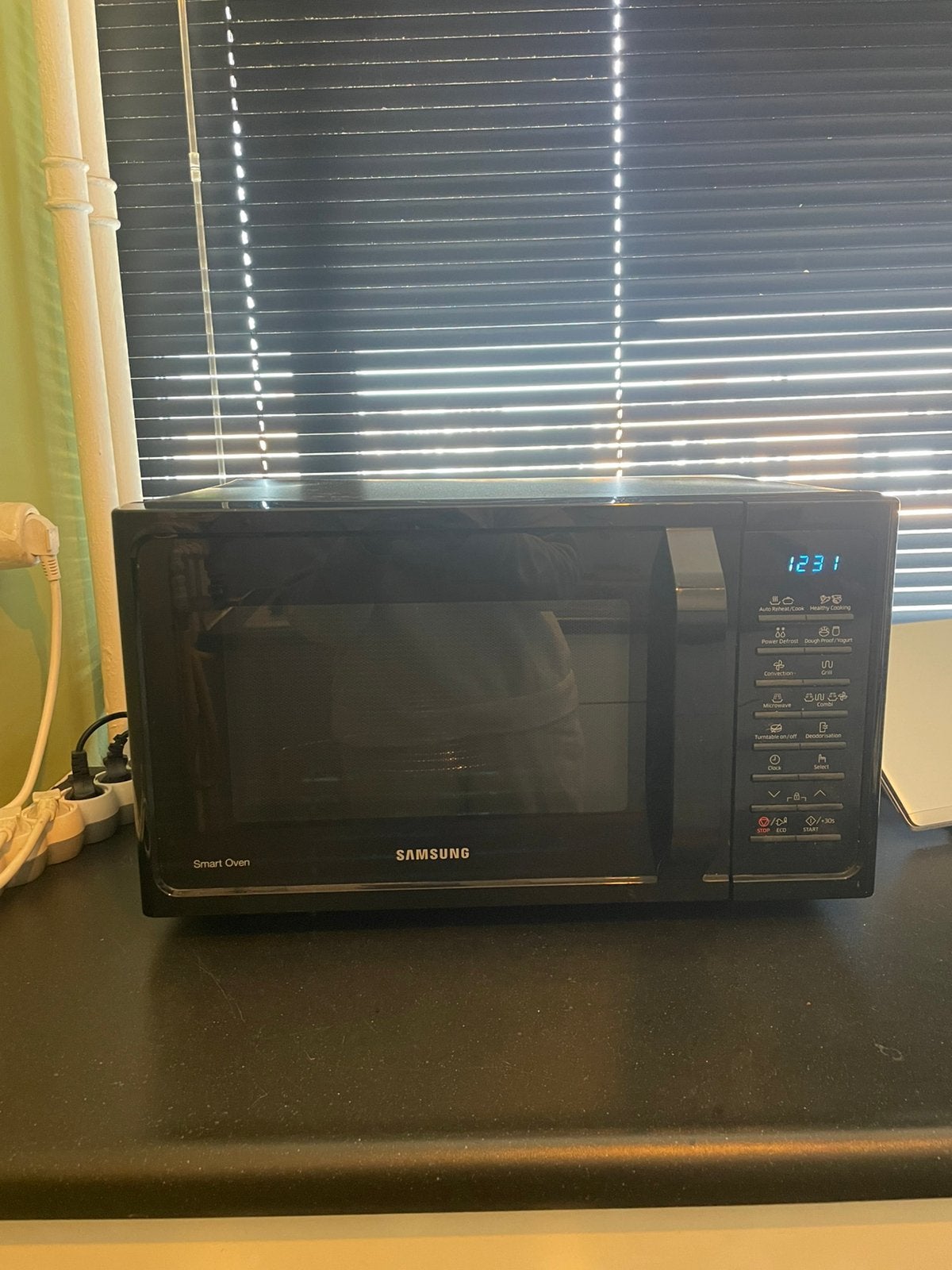 Samsung Smart Oven/magnetron, Witgoed en Apparatuur, Magnetrons, Ophalen, Combimagnetron, Zo goed als nieuw, Draaiplateau