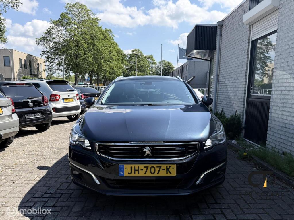 Peugeot 508 SW 1.6 BlueHDi|PANO|AUTOMAAT|CAMERA|, Gebruikt, Euro 6, 4 cilinders, Blauw