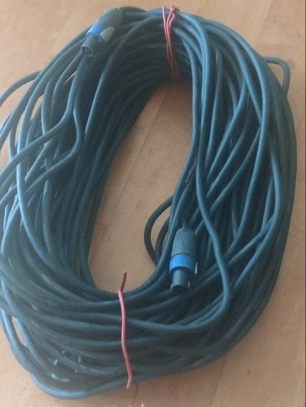 Luidsprekerkabel met Speakon connectoren, Ophalen, Gebruikt, Speaker of Versterker