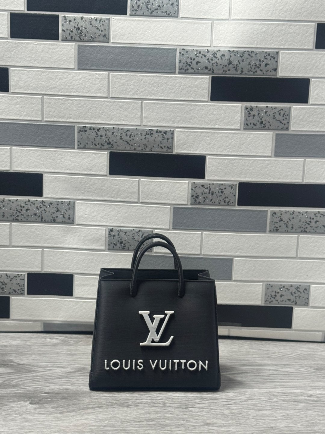 3D Geprinte Louis Vuitton Tas (Decoratie), Zwart, Nieuw, Ophalen of Verzenden, Kunststof