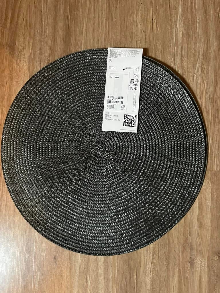 6x placemat grijs h&m, Huis en Inrichting, Woonaccessoires | Onderzetters, Ophalen of Verzenden, Nieuw, Bord