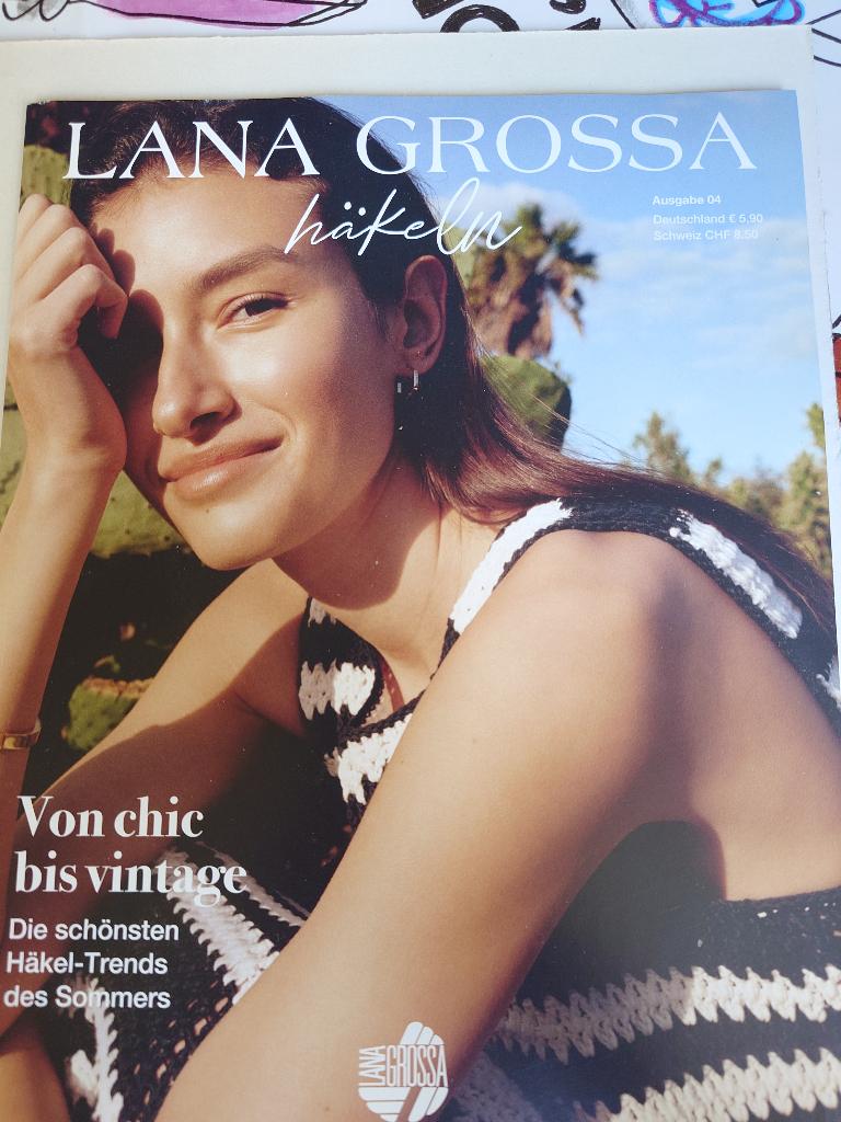 Lana Grossa häkeln  Uitgave 04, Ophalen of Verzenden, Zo goed als nieuw, Haken, Patroon of Boek