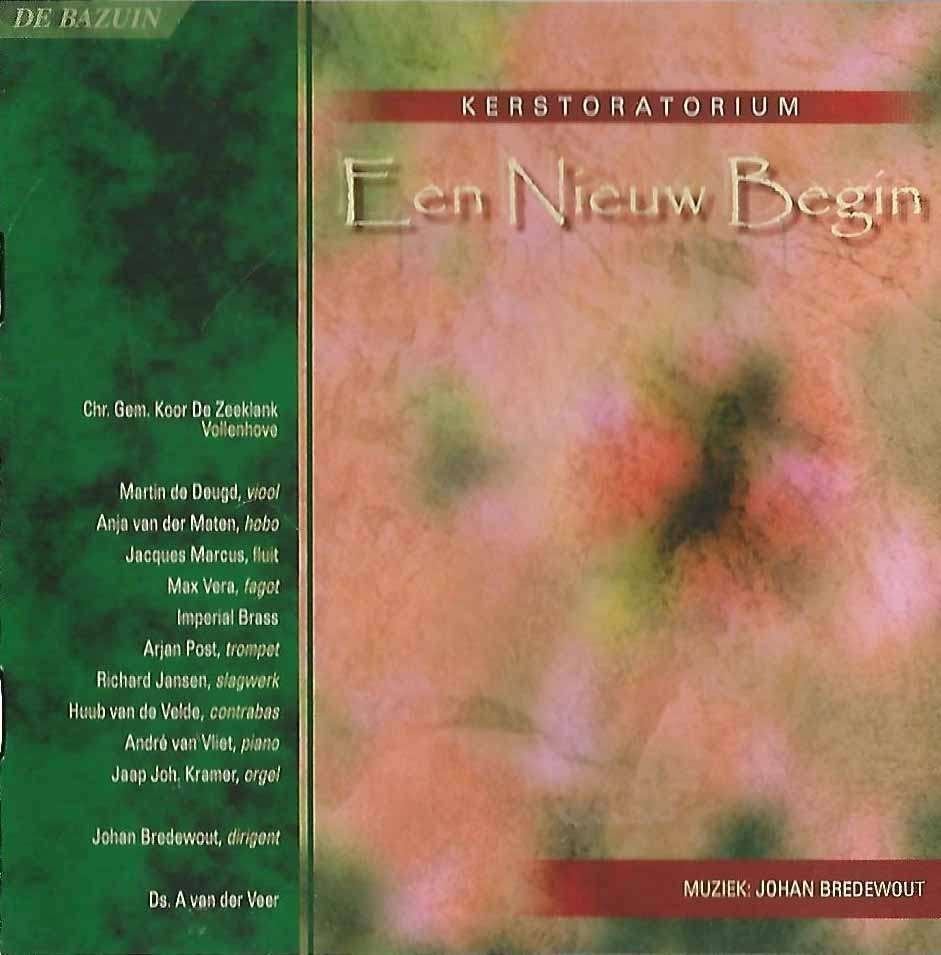 CD: Een nieuw begin - Kerstoratorium, Ophalen of Verzenden, Zo goed als nieuw, Geestelijke liederen