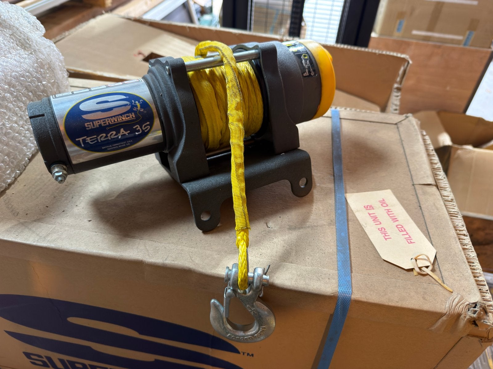 Superwinch Terra 35 Lier - 2x met staaldraad 2x synthetisch, Ophalen of Verzenden, Nieuw, Elektrisch