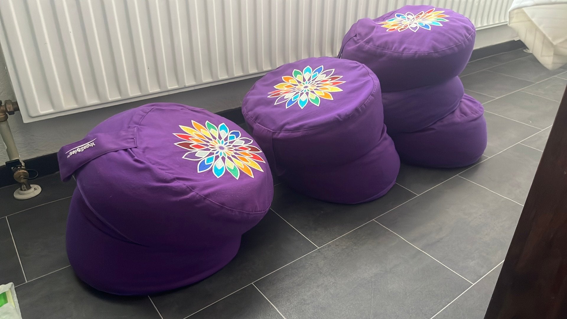7 meditatiekussens van YogaStyles, Sport en Fitness, Ophalen of Verzenden, Gebruikt, Overig