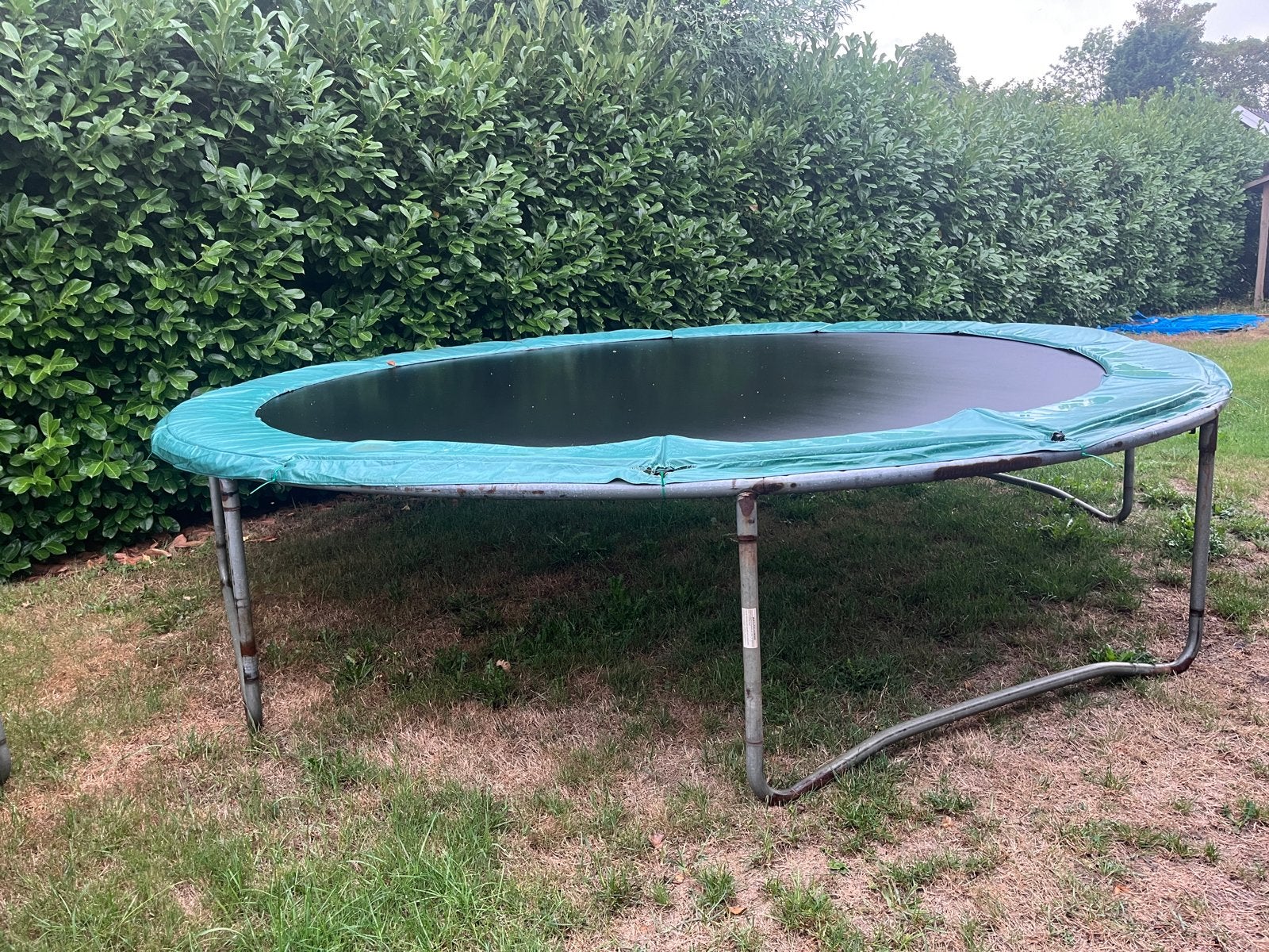Grote trampoline, rond, 4 meter doorsnee, Ophalen, Gebruikt