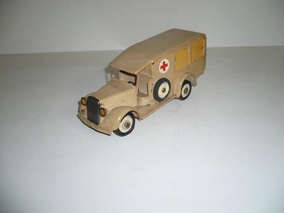 Tekno Denmark Blikken  Ambulance, Antiek en Kunst, Antiek | Speelgoed, Ophalen of Verzenden