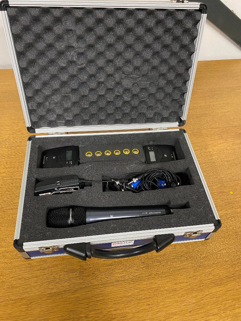 Sennheiser EW 112P G4 + Handheld Microfoon + Lavalier, Muziek en Instrumenten, Microfoons, Ophalen, Gebruikt, Zangmicrofoon