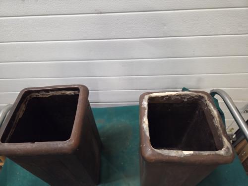 bloempotten landelijk bruin 3x, Ophalen of Verzenden, 'T Olde Gre-j, Info@toldegrej.nl, Endepoelstraat 20f Didam