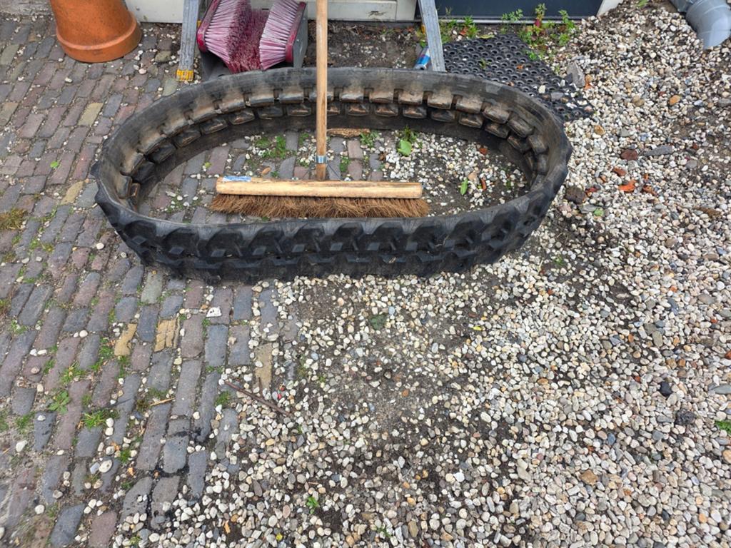 Rubber track voor minigraver 1.5-2 t, Ophalen of Verzenden