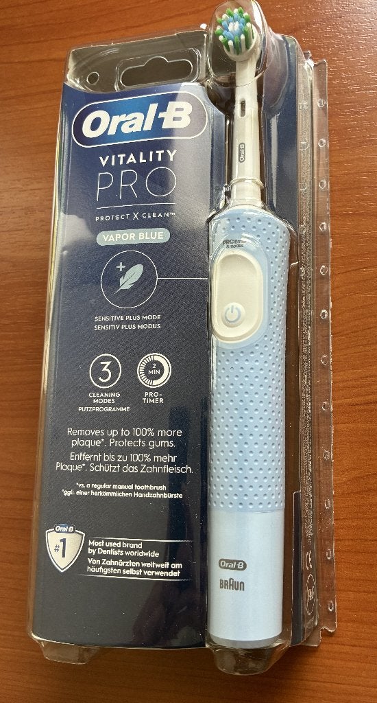 Oral-B Vitality Pro elektrische tandenborstel blauw (Nieuw), Ophalen of Verzenden, Nieuw, Tandenborstel