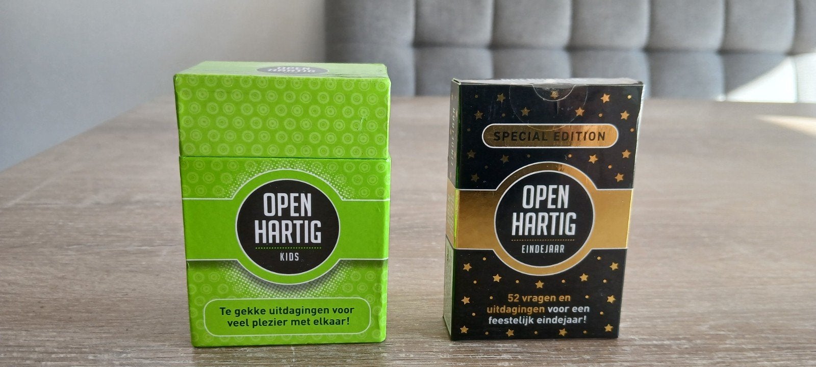 Openhartig Kids & Eindejaar gesprekskaarten gesprek starter, Een of twee spelers, Ophalen of Verzenden, Zo goed als nieuw, Openhartig