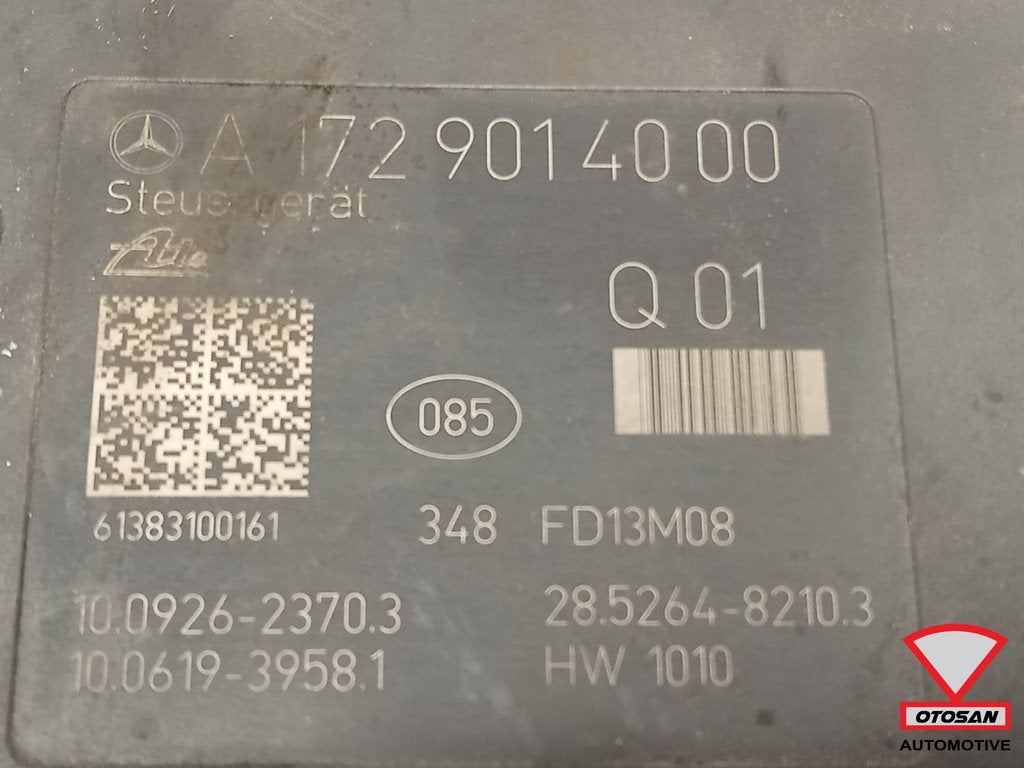 Mercedes C Klasse W204 ABS Pomp A1724314212, Gebruikt, Mercedes-Benz AG, Mercedes-Benz, Ophalen of Verzenden