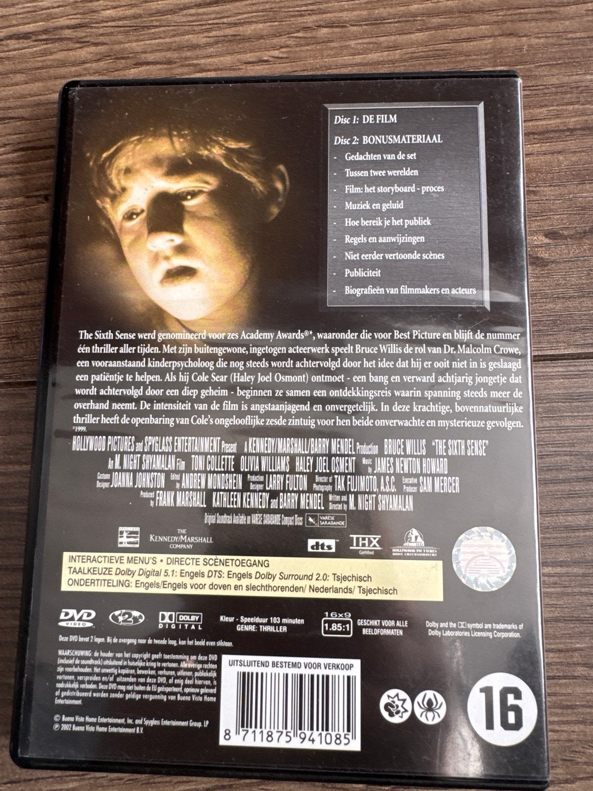 The Sixth Sense - Deluxe Edition (DVD, 2-Disc Set), Psychologische thriller, Vanaf 16 jaar, Nederlands, Ophalen of Verzenden