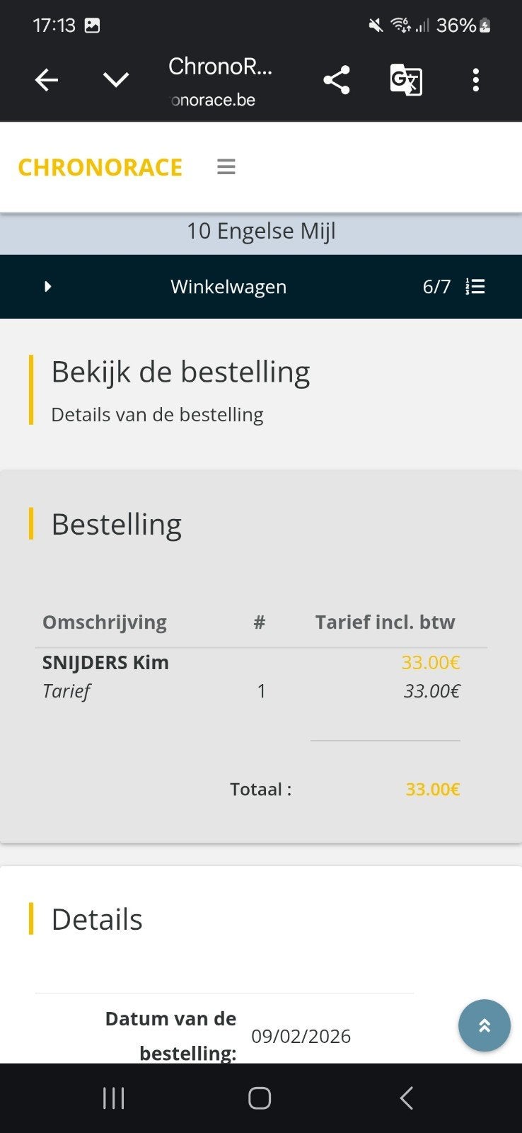 Startbewijs Maastrichts Mooiste 10 mijl, Sport en Fitness, Loopsport en Atletiek, Ophalen of Verzenden