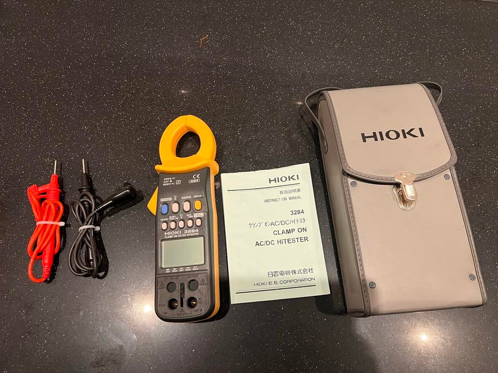 HIOKI 3284 Clamp On AC/DC Hitester /Amperetang/multimeter, Ophalen of Verzenden, Zo goed als nieuw, Multimeter