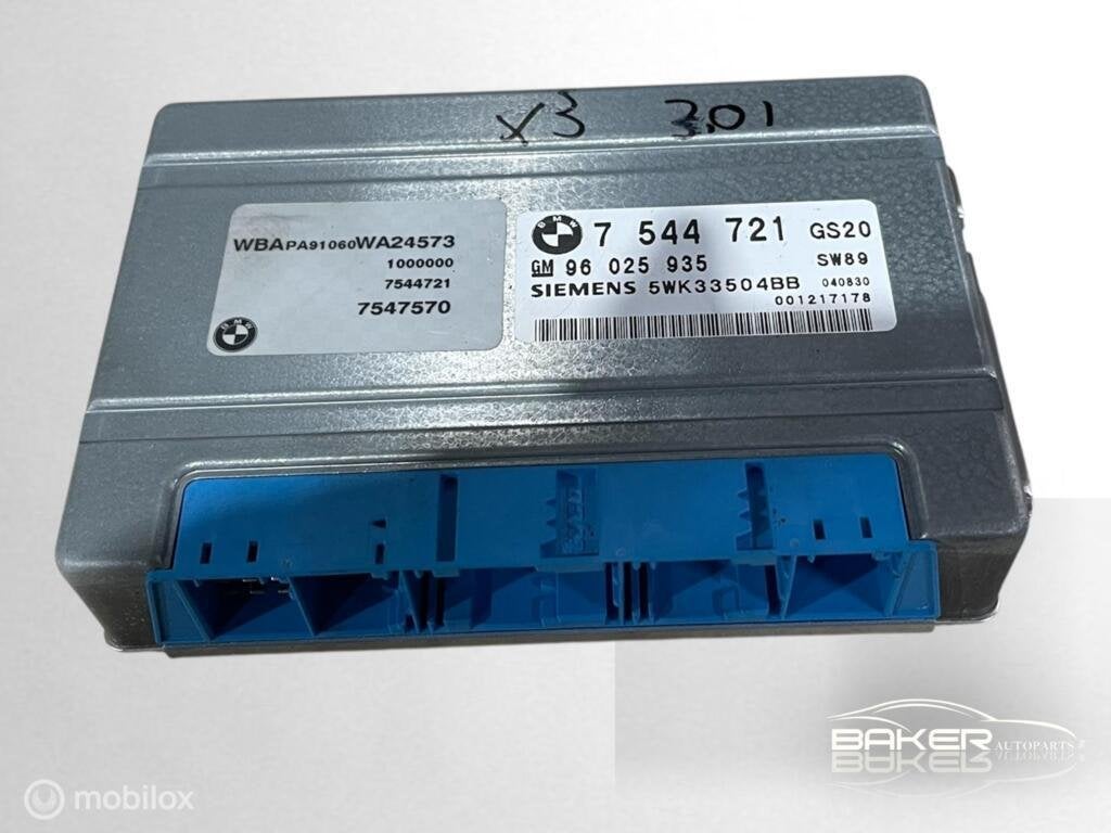 Computer automaatbak BMW X3 E83 3.0i ('04-'06) 7544721, Gebruikt, Ophalen of Verzenden, BMW, BMW