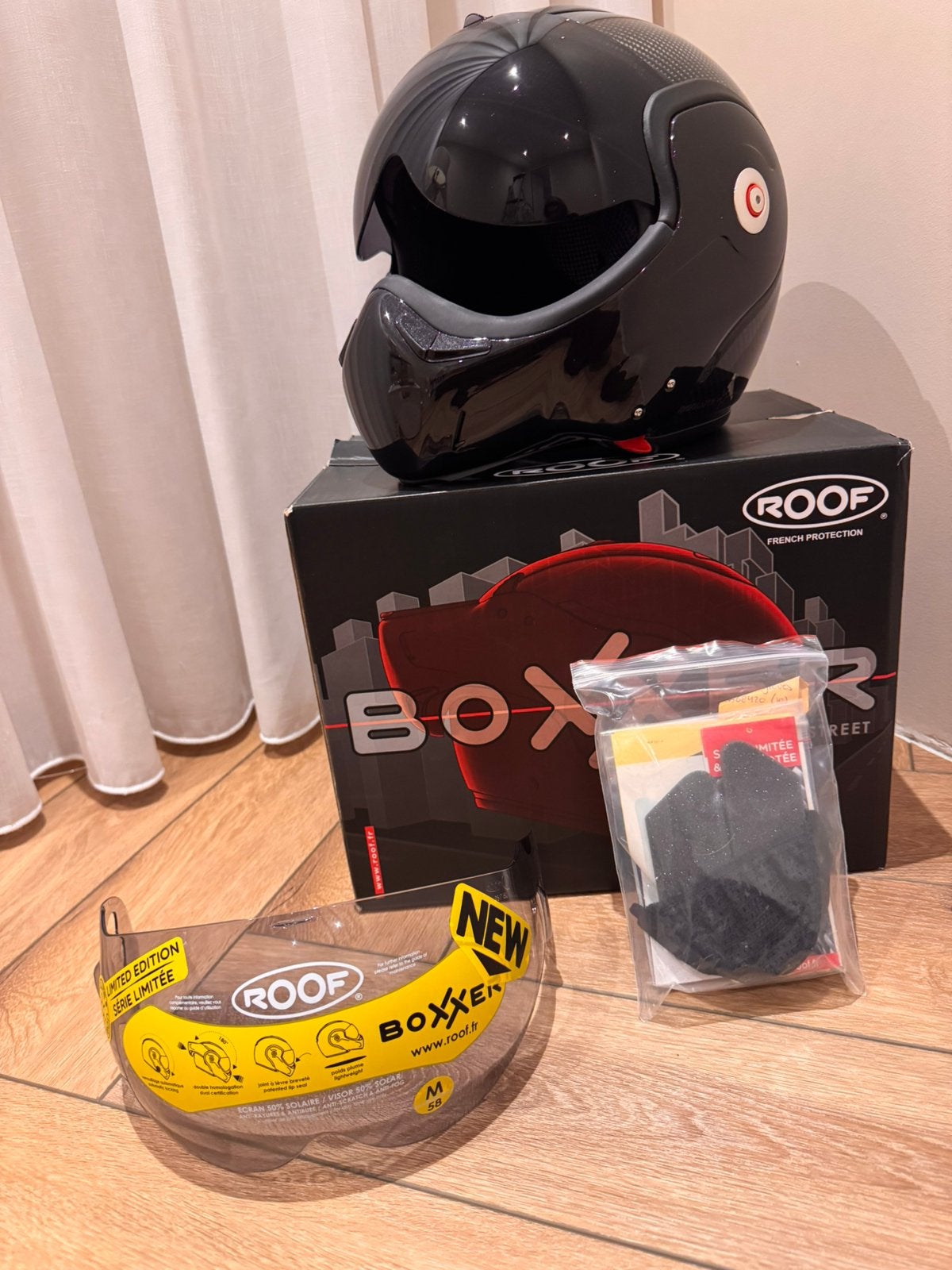 ROOF Boxxer Carbon Absolute Limited Edition 2020 – nieuw, Motoren, Ophalen of Verzenden, Systeemhelm, Overige merken
