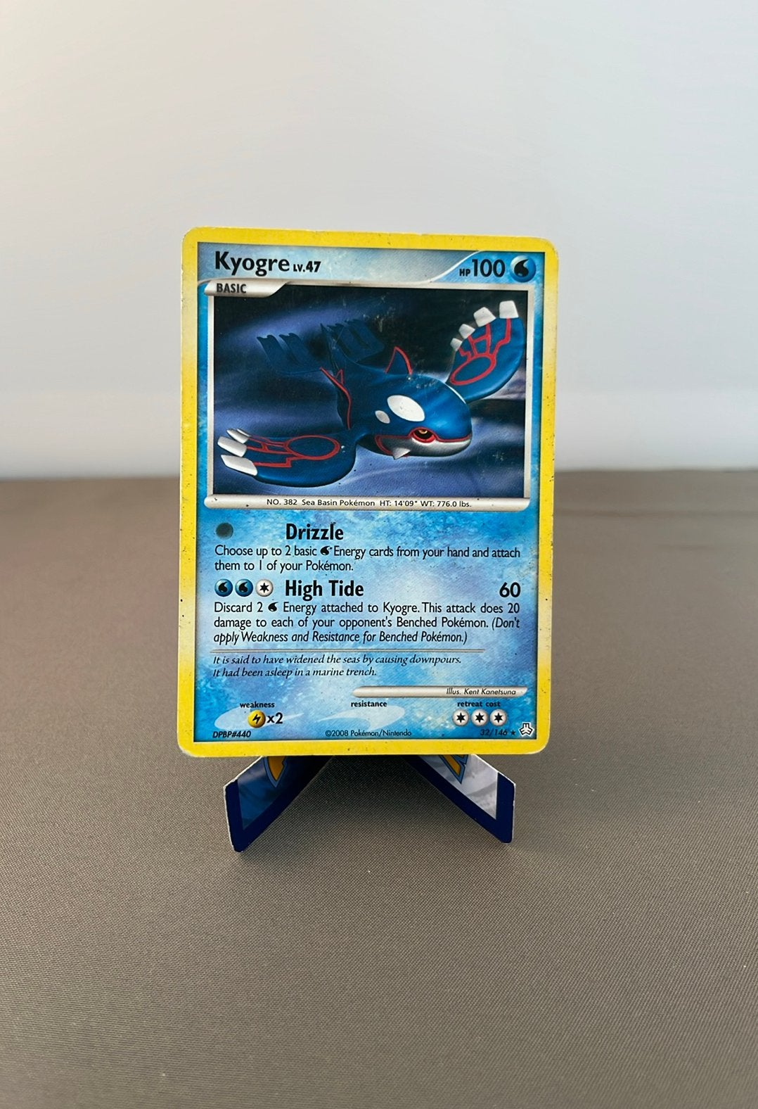 Kyogre Lv.47 (LA 32) Legends Awakened, Ophalen of Verzenden, Gebruikt, Losse kaart