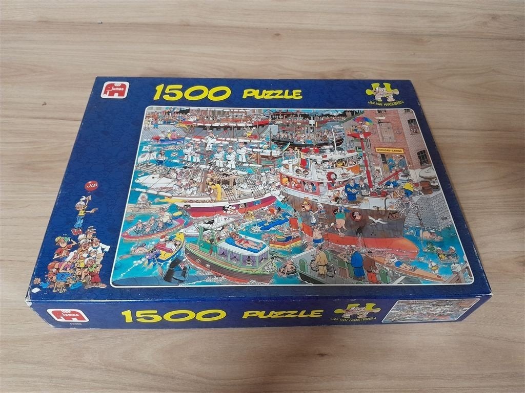 Jan van Haasteren - de haven - 1500 stuks - s3060, Verzenden, 500 t/m 1500 stukjes, Zo goed als nieuw