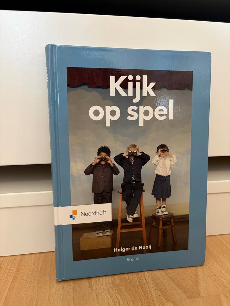 Kijk op spel. Holger de Nooij. 5de druk. 2021, Boeken, Ophalen of Verzenden, Gamma, Zo goed als nieuw, HBO